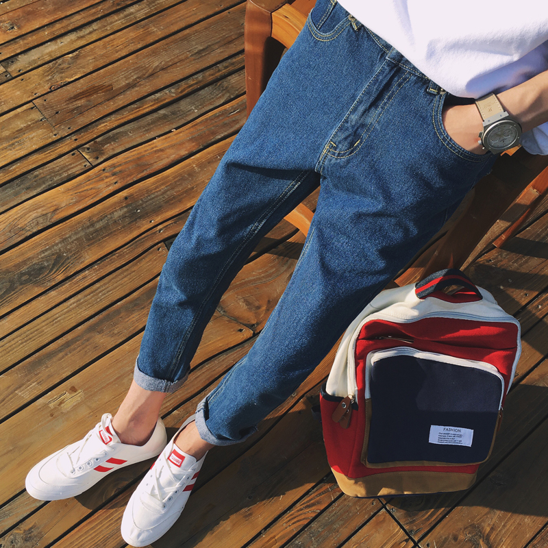 Jeans pour adolescent pieds Slim BWXD pour automne - Ref 1485058 Image 5