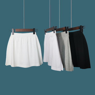 春夏穿搭卫衣假两件叠穿内搭打底神器半身开叉小短裙屁帘假下摆