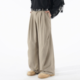 2025春夏弯刀裤男士纯色美式休闲裤斜纹cleanfit伞兵裤AK53-P58，男装休闲裤，星座405-3