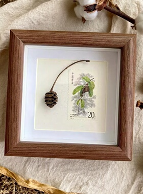 植物标本1992年邮票纪念版收藏款伴手礼办公桌面摆件小而美礼物