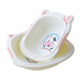 奶牛小脸盆卡通婴儿脸盆脚盆加厚款 新生儿宝宝洗脸盆洗PP盆