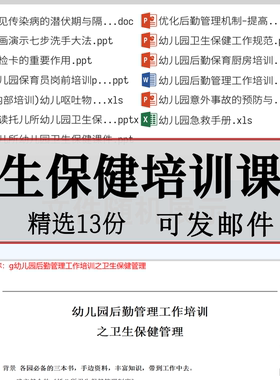 卫生保健培训ppt后勤保育oi厨房意外事故的依法处理课件幼儿园