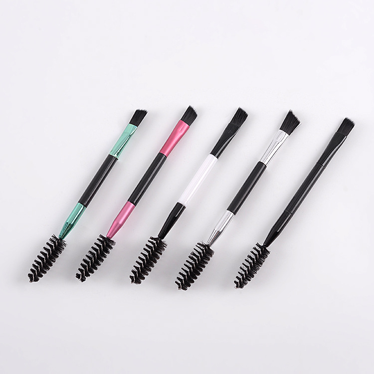 直销多色双头两用睫毛卷眉刷高中档美容工具化妆套装量大优惠