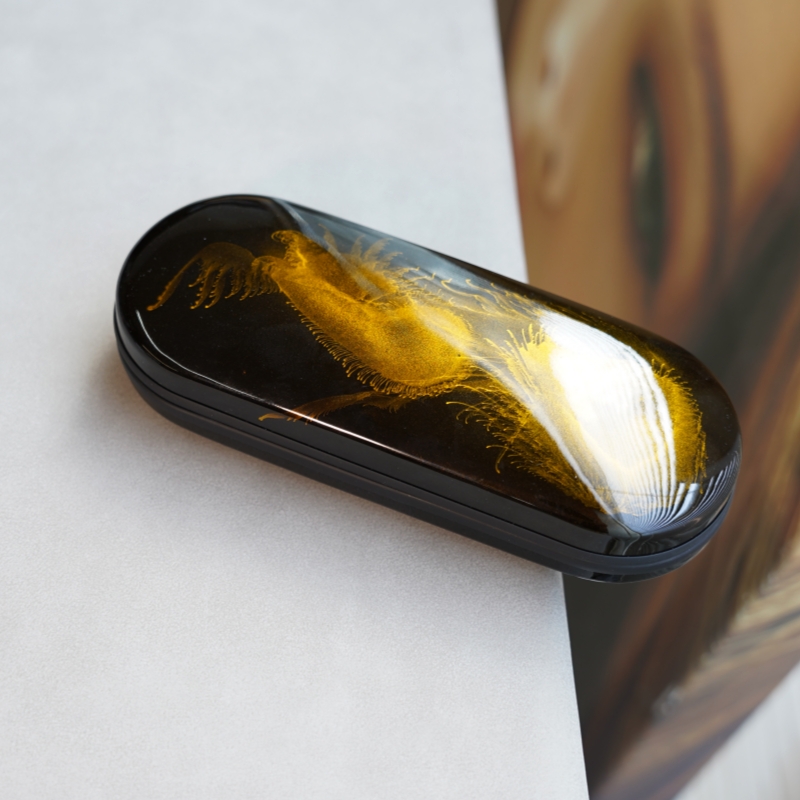 高级感眼睛盒送眼镜布