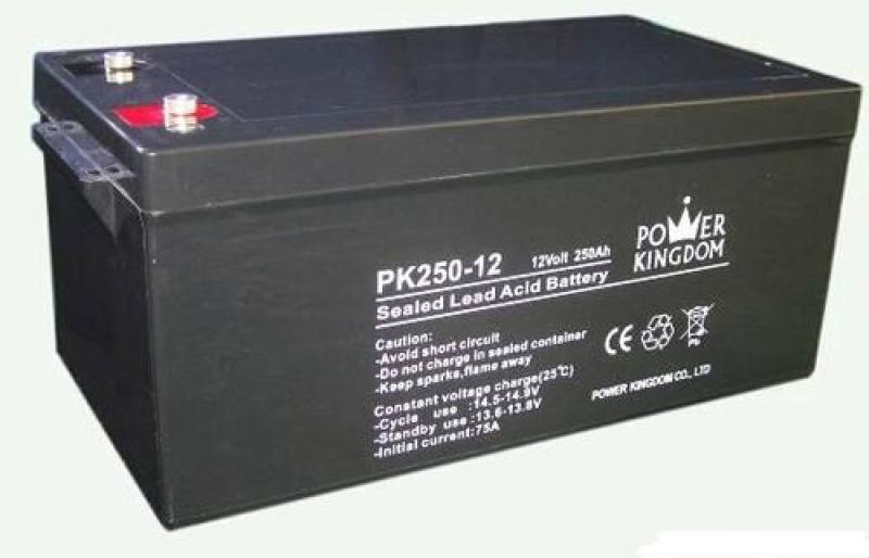 豫光蓄电池PK250-12阀控铅酸免维护 机械设备电源12V250AH原装