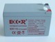 12应急照明12V7AH消防控制器门禁电源进口设备 EXOR埃索蓄电池EX7