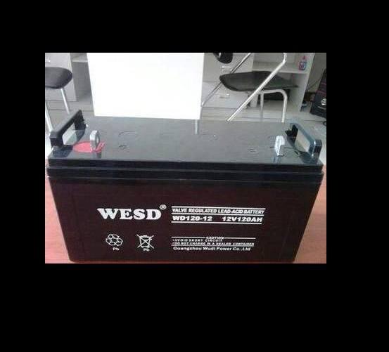 WESD电池WD150-12消防柜通讯机房UPS直流屏12V150AH移动电源