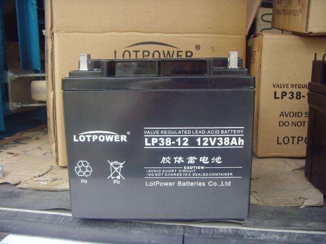 乐铂尔蓄电池LP38-12消防主机 计算机备用电源12V38AH UPS不间断