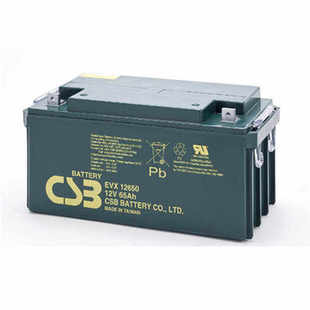 CSB蓄电池EVX12650长寿命电池12V65AH 铅酸电瓶免维护直流屏UPS