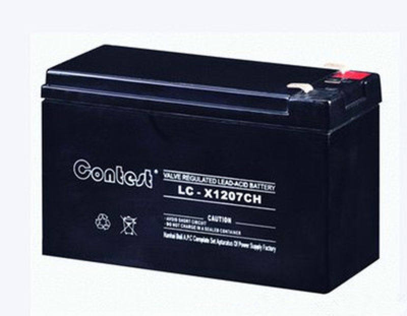康迪斯蓄电池LC-X127CH免维护蓄电池UPS电源电梯消防12V7AH包邮