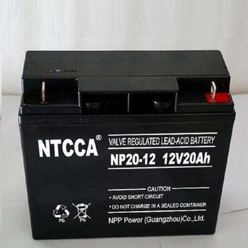 NTCCA恩科蓄电池NP20-12通讯广电 机房设备12V20AH 电动机械应急