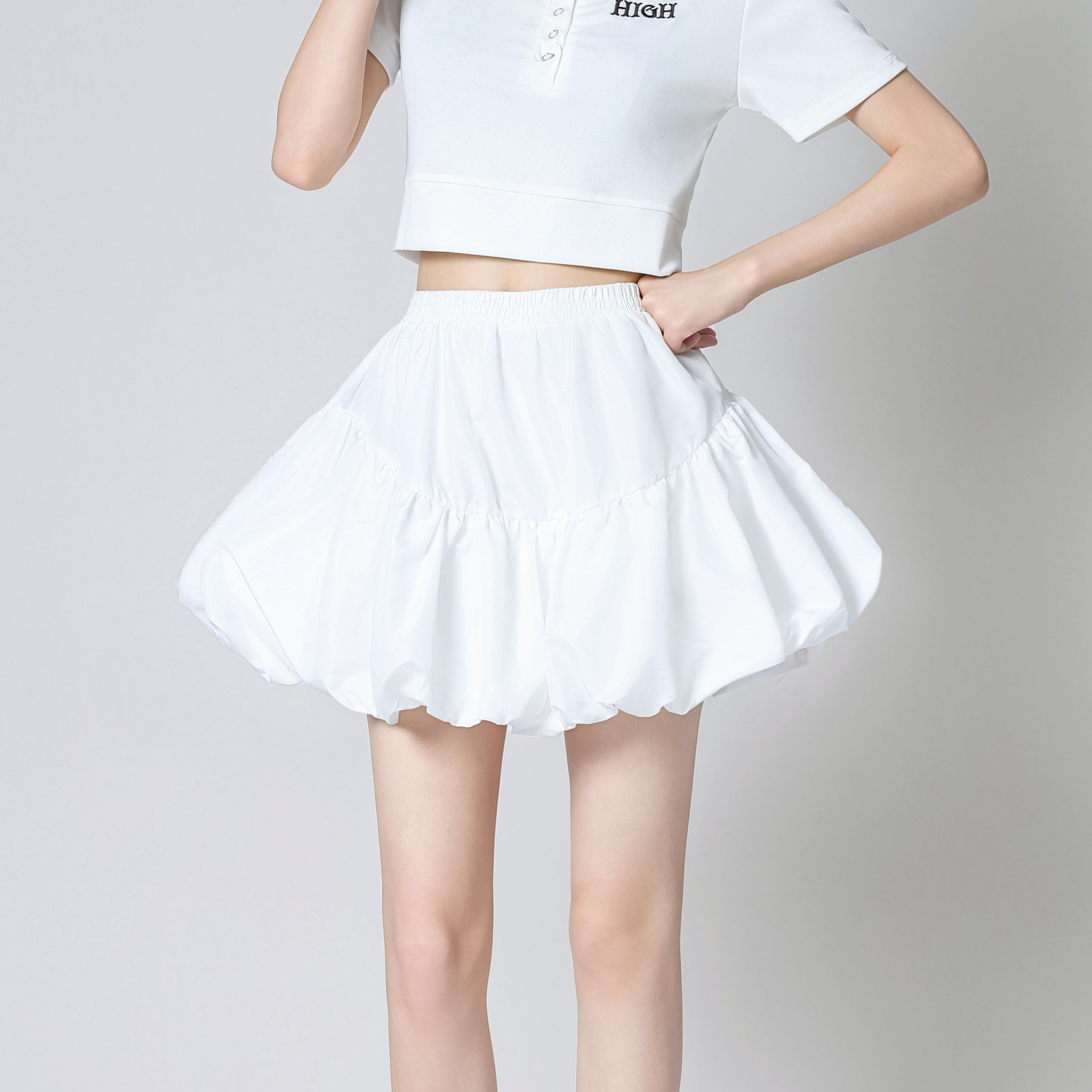 洛丽塔半身裙花苞裙打底裤Lolita南瓜裤安全裤日常防走光穿搭衬裙