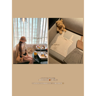 蝴蝶结上衣设计感修身 精致扮美Girl 针织吊带背心 COLLECTION NSS