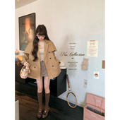 新贵斗篷Windbreaker NSS COLLECTION 英伦宽松收腰显瘦风衣外套