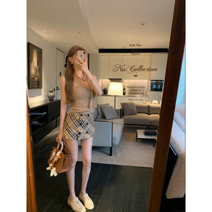NSS COLLECTION“利兹新贵”版型巨好低腰半裙女经典百搭格纹短裙