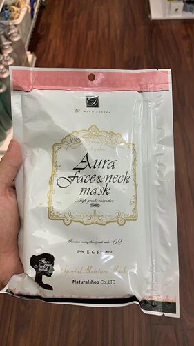现货日本院线美容院Demsey面膜颈膜Aura面膜颈膜修复密集护理10枚
