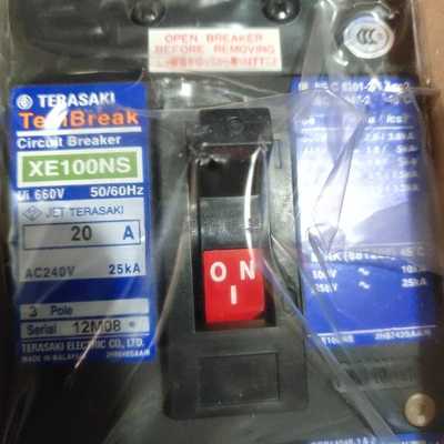 TERASAKI XE100NS 20A 10A 15A 30A 40A 50A 3P