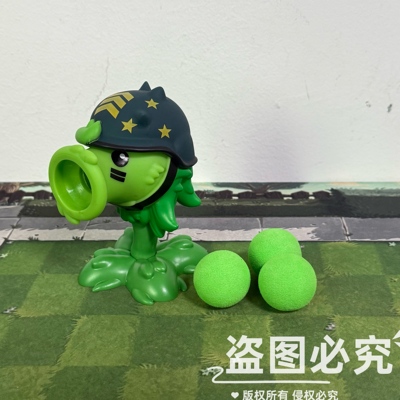 植物大战僵尸超级机枪豌豆毒液闪电侏罗纪铁桶龙骨化石近卫钢地刺