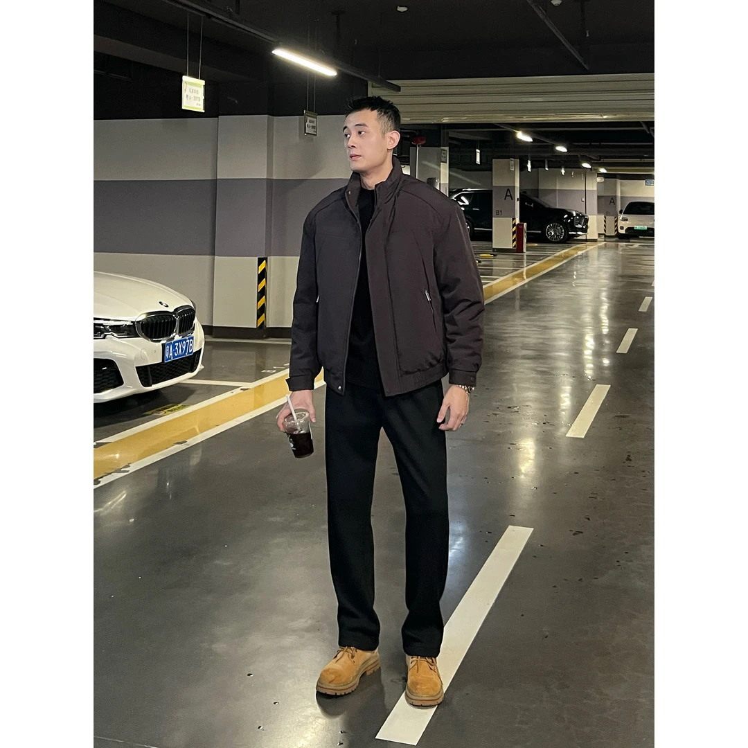 【冠什么希男装】重磅立领抗寒保暖时尚羽绒服外套3631P230,男装羽绒服,电商A312