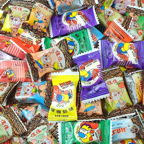 上海喔喔奶糖佳佳怀旧零食喜糖