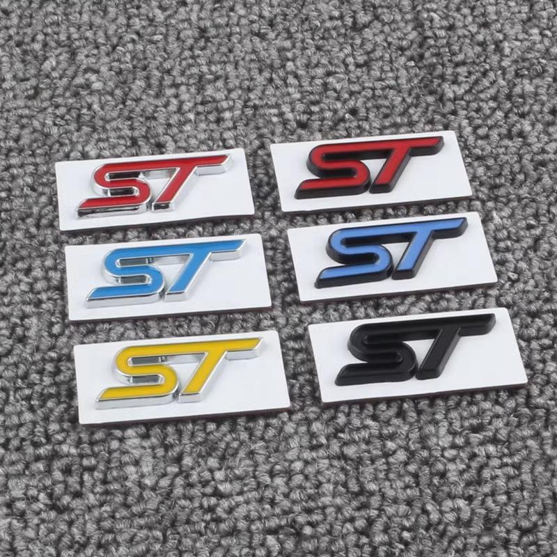 福克斯ST方向盘中控车贴探险者福克斯蒙迪欧创意金属内饰装饰贴标