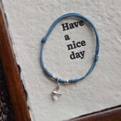 「像鸟飞向你 山」原创简约百搭纯银925银小鸟手绳手链闺蜜学生