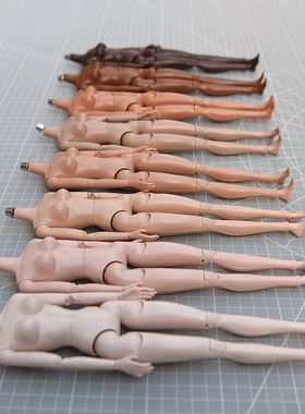 20关节体白肌抱膝盖关节体小鸟坐换装娃娃普肌日烧炭烧ob 6分素体