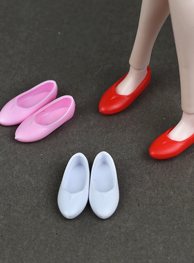 换装娃娃6分娃休闲鞋心怡pp小布Blythe丽佳丽芙ob古装鞋子 平底鞋