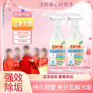 蓝洁护洁净大师香氛洁厕泡泡多功能清洁喷雾天然去黄去污留香家用