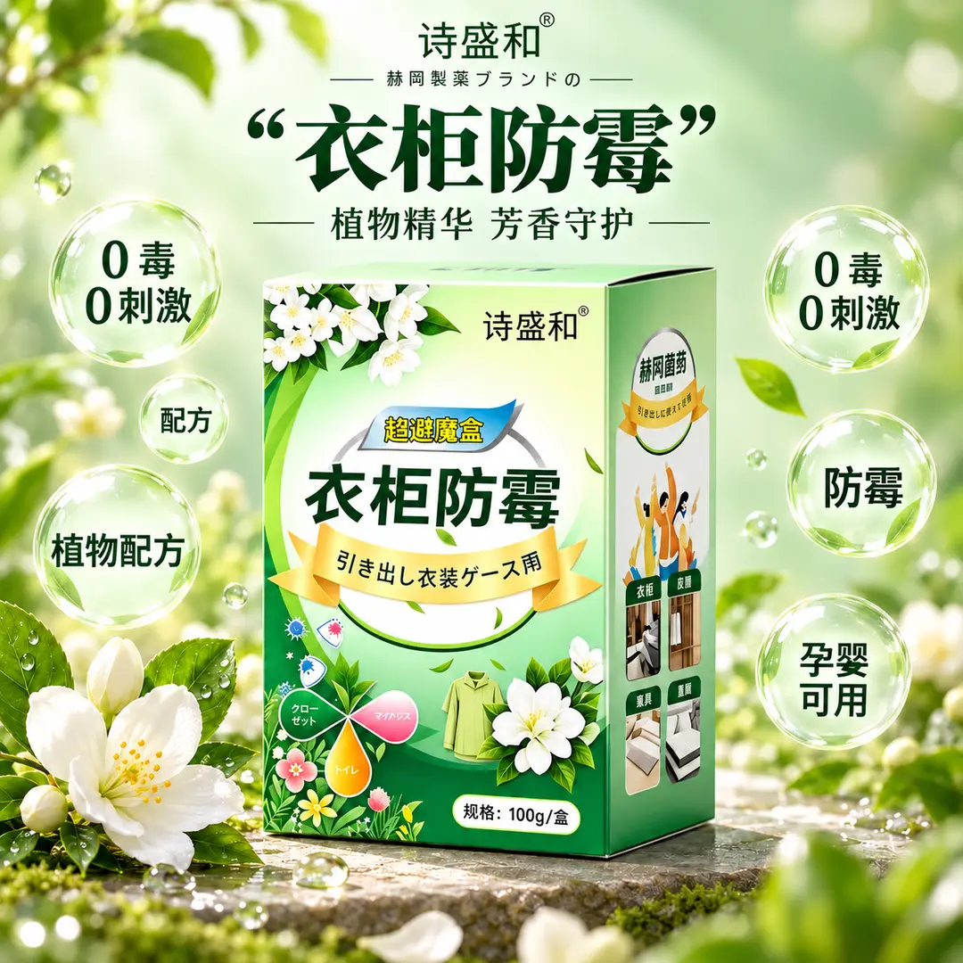 诗盛和衣柜防霉防虫趋避魔盒