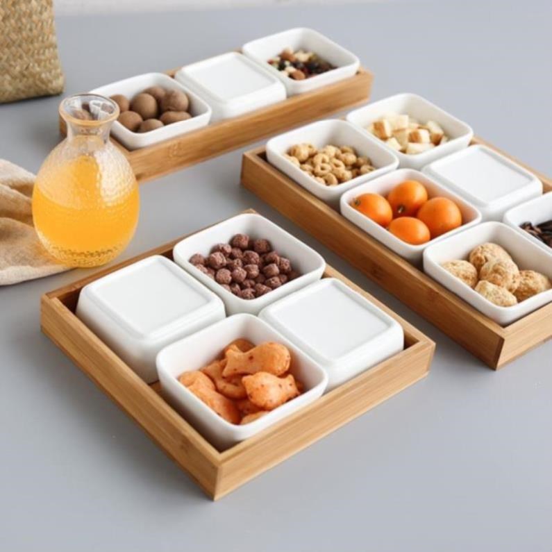 Snack tray Dried fruit tray modern ceramics storage box Bamboo Store bar Sugar Box Cold platter Oval tray Refinementin the Tableware , Tableware , Fruit bowl/Fruit plate/Hamper  category - from Buy2taobao.com to provide professional Taobao agent buy service