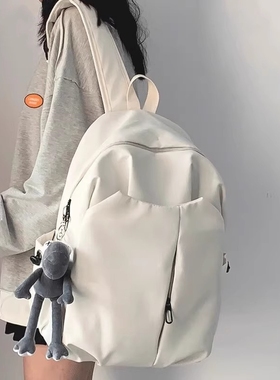 法国Mlcanl Kons书包女大学生双肩包初高中生男减负简约背包旅行