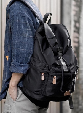 法国Mlcanl Kons潮流双肩包男大学生旅行初高中学生书包电脑背包