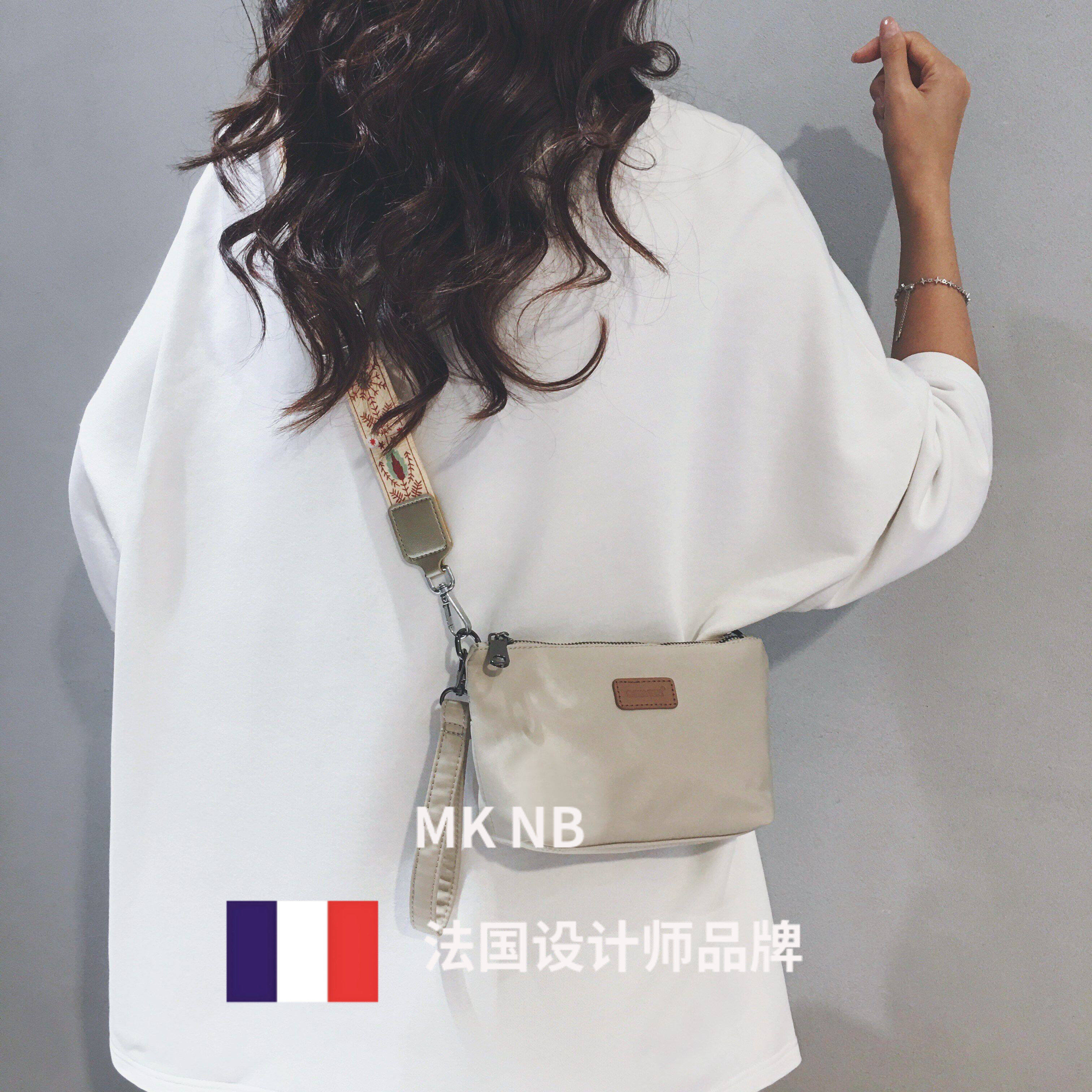 法国 MK NB 小包包2026春夏新款通勤单肩包尼龙外出手拎手机包