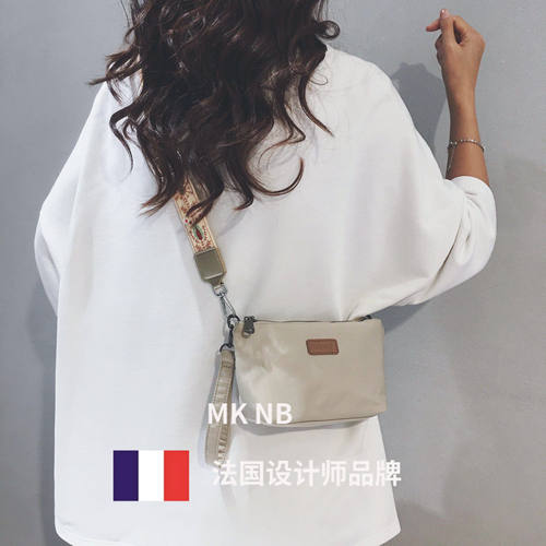 法国 MK NB 小包包2026春夏新款通勤单肩包尼龙外出手拎手机包