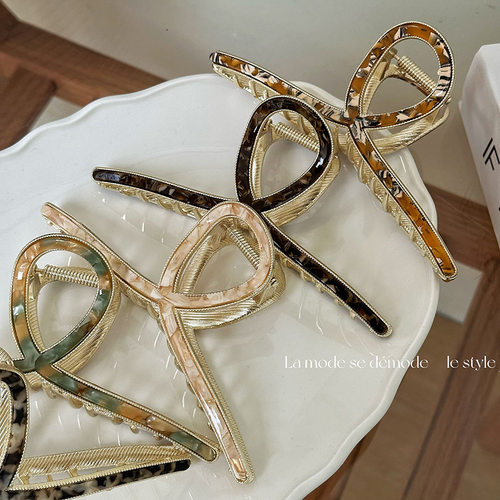 醋酸贴片合金抓夹新款发夹