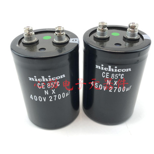400v2700uf 全新进口尼康 450v2700uf 滤波变频器用螺栓电容 现货