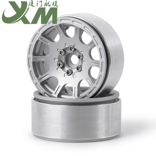 1.9寸仿真金属锁胎夹胎轮毂 TRX4 90046 SCX10三代轮毂