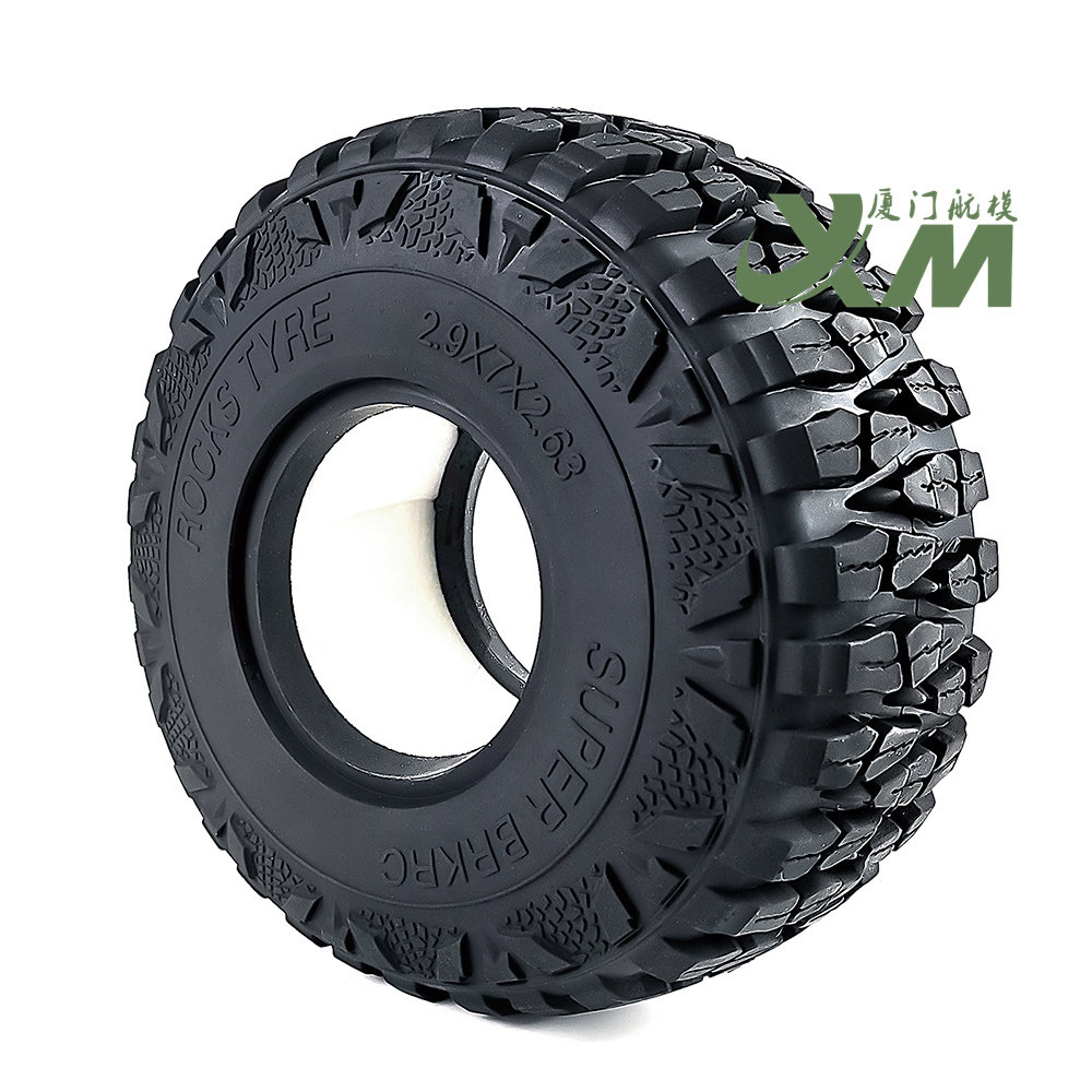 仿真攀爬车 2.9寸胎皮 SCX6 180MM 直径 带内胆仿真龙爪夹胎