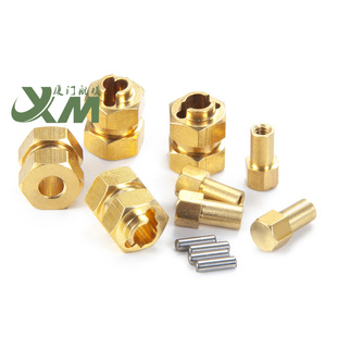 Axial 1/24 SCX24 90081黄铜结合器 配重接结合器单边加宽4MM