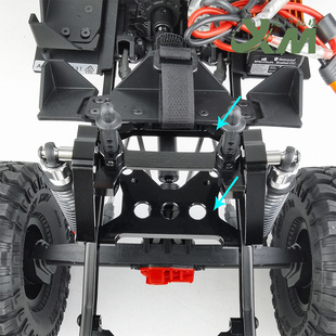 Scx10 三代AX103007 模型车 III 电池固定架 铝合金横梁 大梁支架