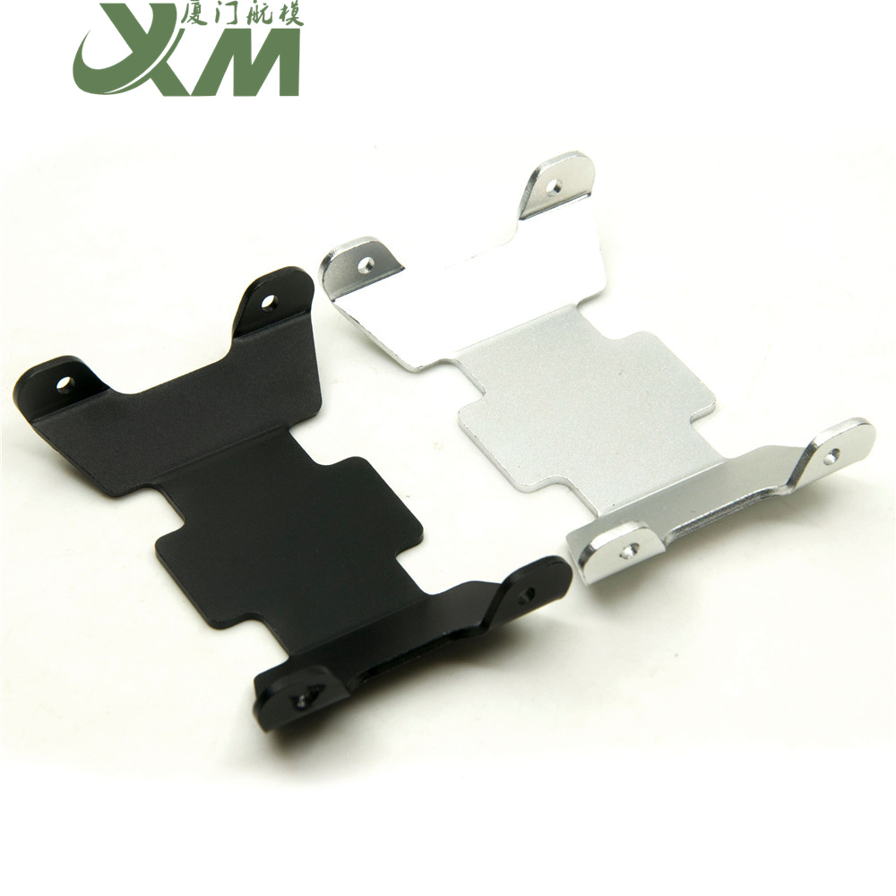 攀爬车AXIAL SCX10一代 铝合金底盘保护 金属车桥差速底板保护