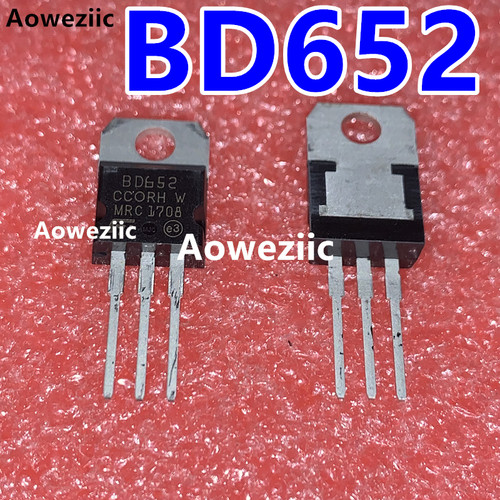 BD652 TO-220 PNP达林顿功率晶体管 常用三极管 8A 120V 全新国产