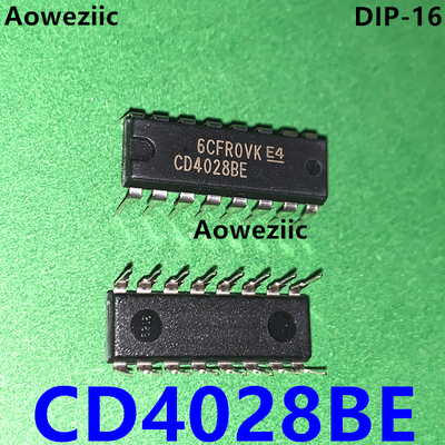 CD4028BE CD4028BCN CMOS BCD到十进制或二进制到八进制解码器DIP