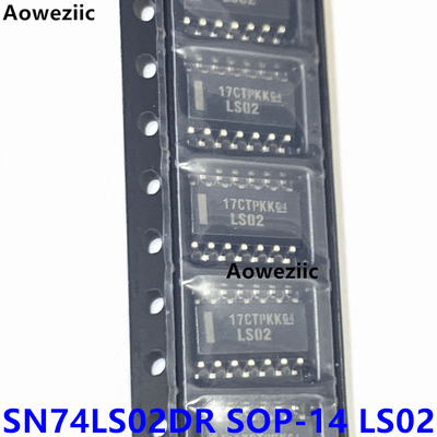10个 SN74LS02DR SOP-14 LS02 贴片 四路2输入正或非门 进口原装