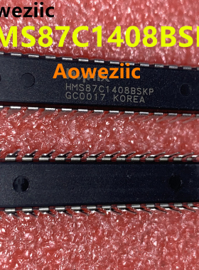 HMS87C1408BSKP 直插 DIP-28 单片机 8位微控制器芯片IC 全新原装