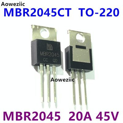 MBR2045CT TO-220 直插 MBR2045 45V 20A 肖特基二极管 全新原装