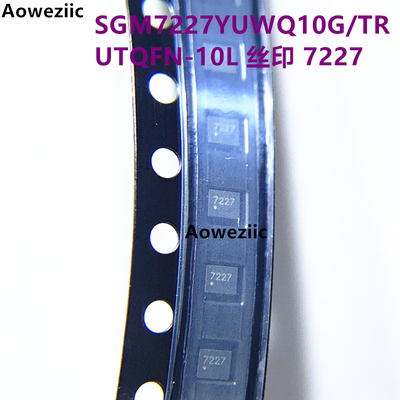 10个 SGM7227YUWQ10G UTQFN-10L 丝印7227 信号模拟开关芯片 全新