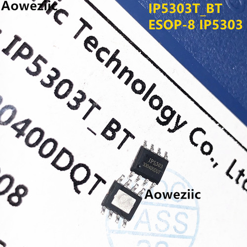 10个 IP5303T_BT ESOP-8 丝印 IP5303 1.2A 充电1.0A 移动电源SOC