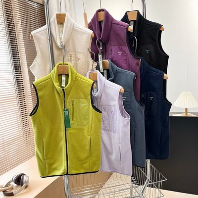 情侣款冬新款户外运动保暖男女宽松休闲百搭立领拉链开衫马甲外套